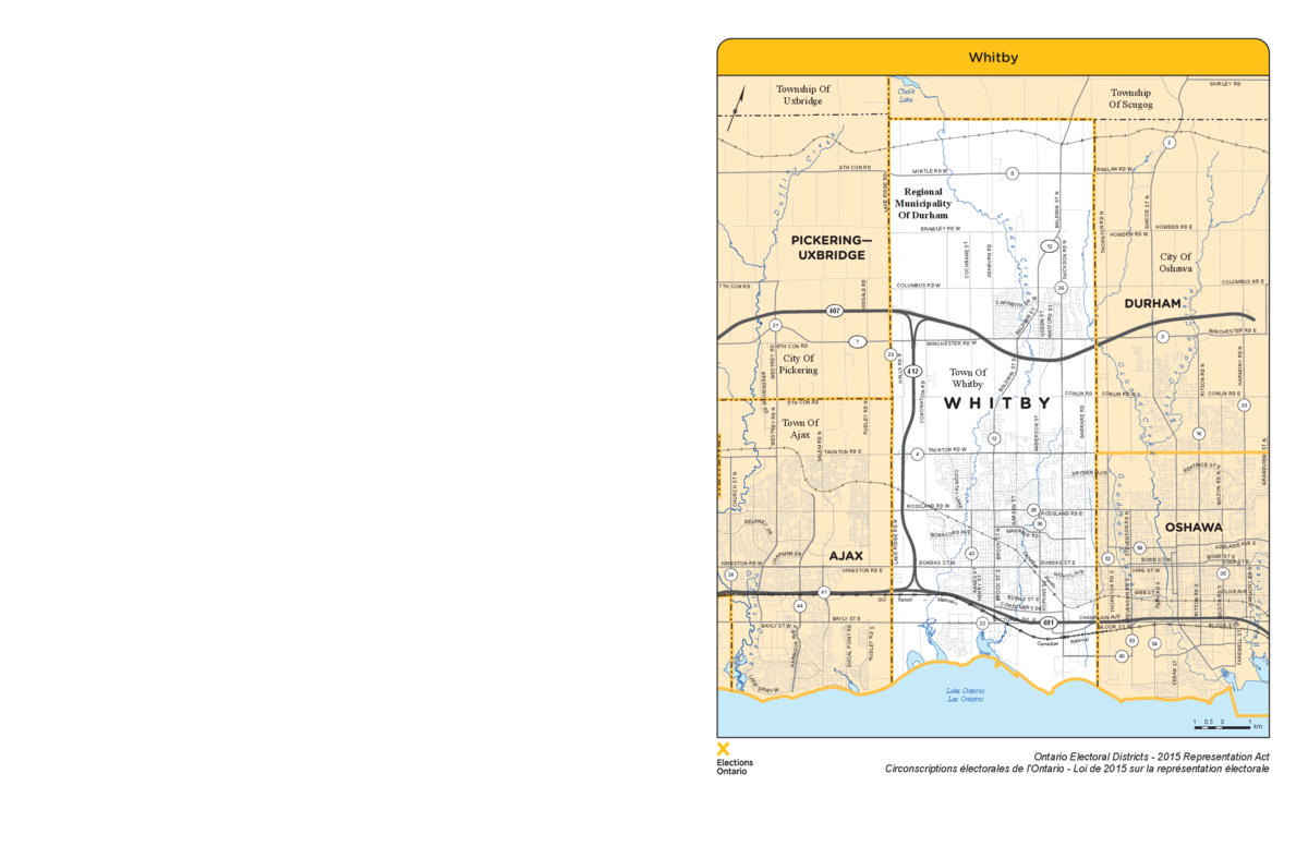 Whitby riding map